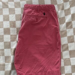 Polo by Ralph Lauren Pink Flat Front Men Shorts